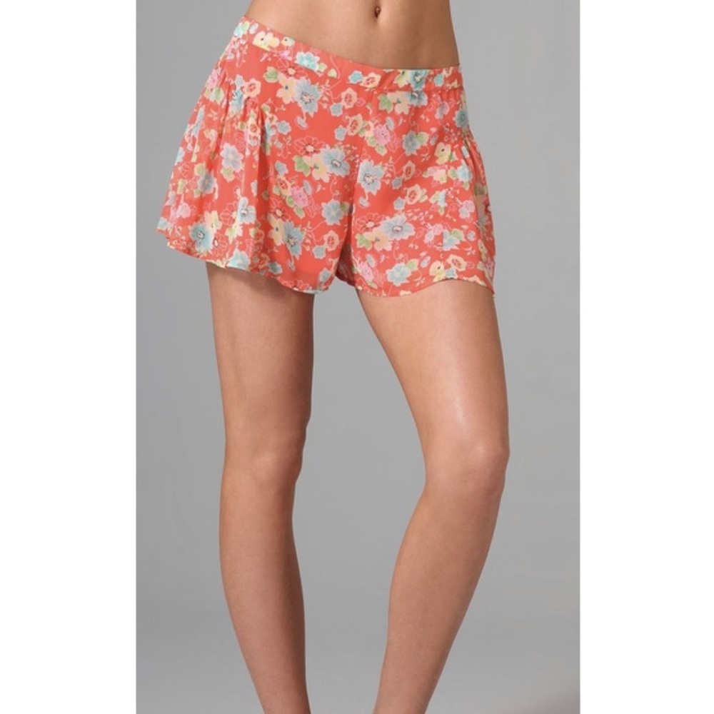 FREE PEOPLE Yoke Floral Shorts